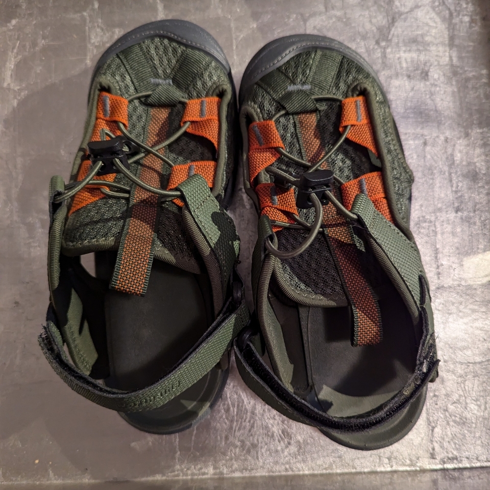 Northside Green Orange Sandals Athletic Shoes Size 4